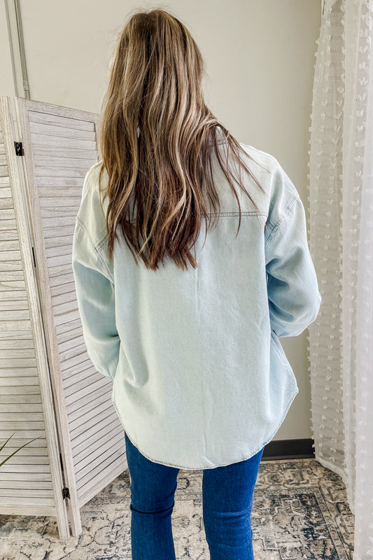 Oversized Denim Shirt
