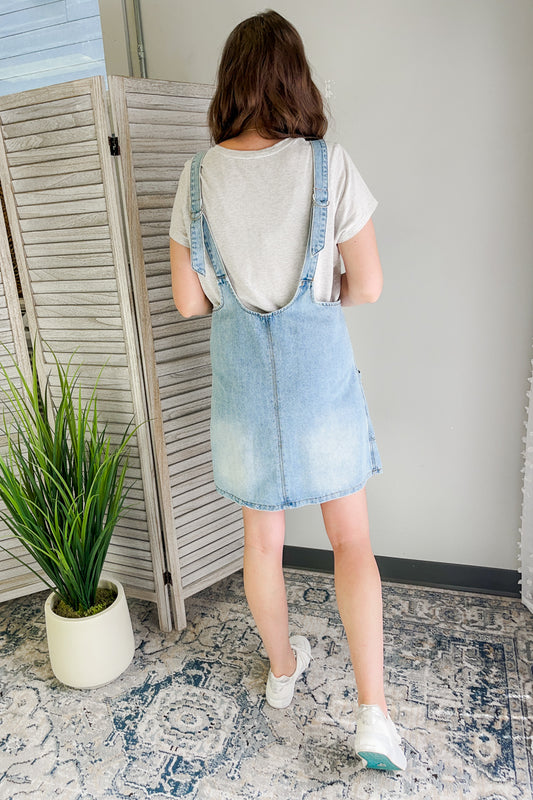 Denim Overall Dress