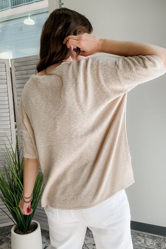 Relaxed Slub Sweater
