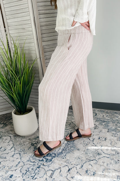 Smocked Gauze Pants