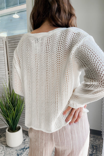 Crochet Knit Sweater