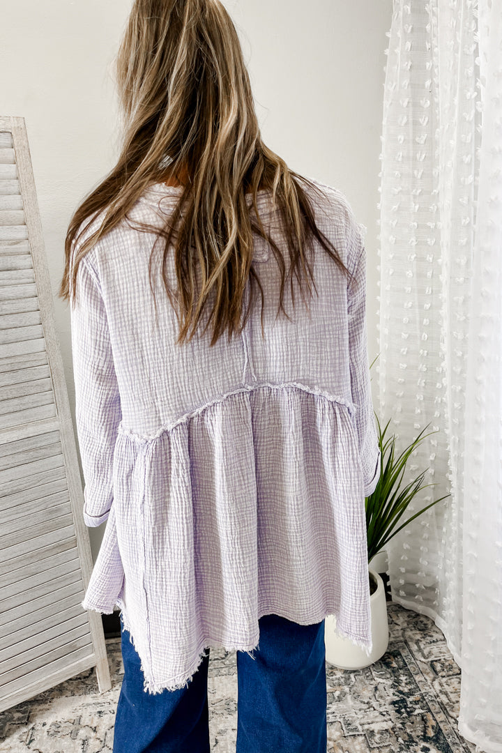 Gauze Babydoll Tunic