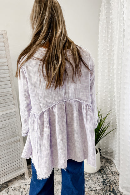 Gauze Babydoll Tunic