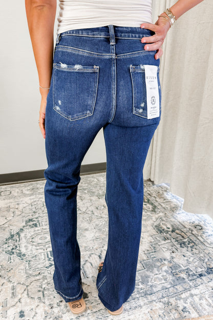 High Rise Straight with Tummy Control
