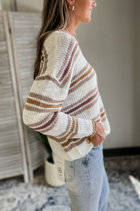 Tri Striped Sweater