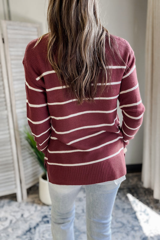 Striped Tunic Sweater
