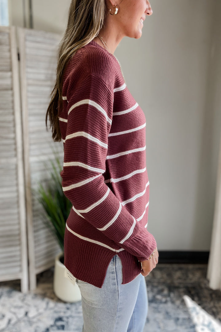 Striped Tunic Sweater