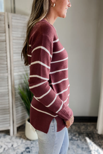 Striped Tunic Sweater