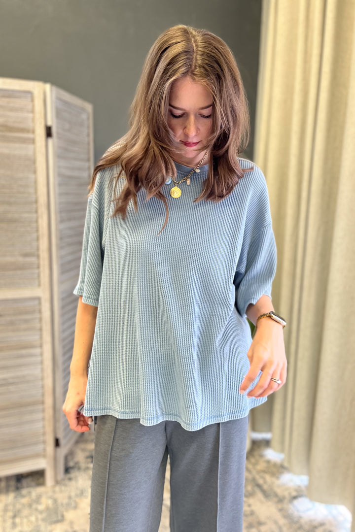 Waffle Knit Tee