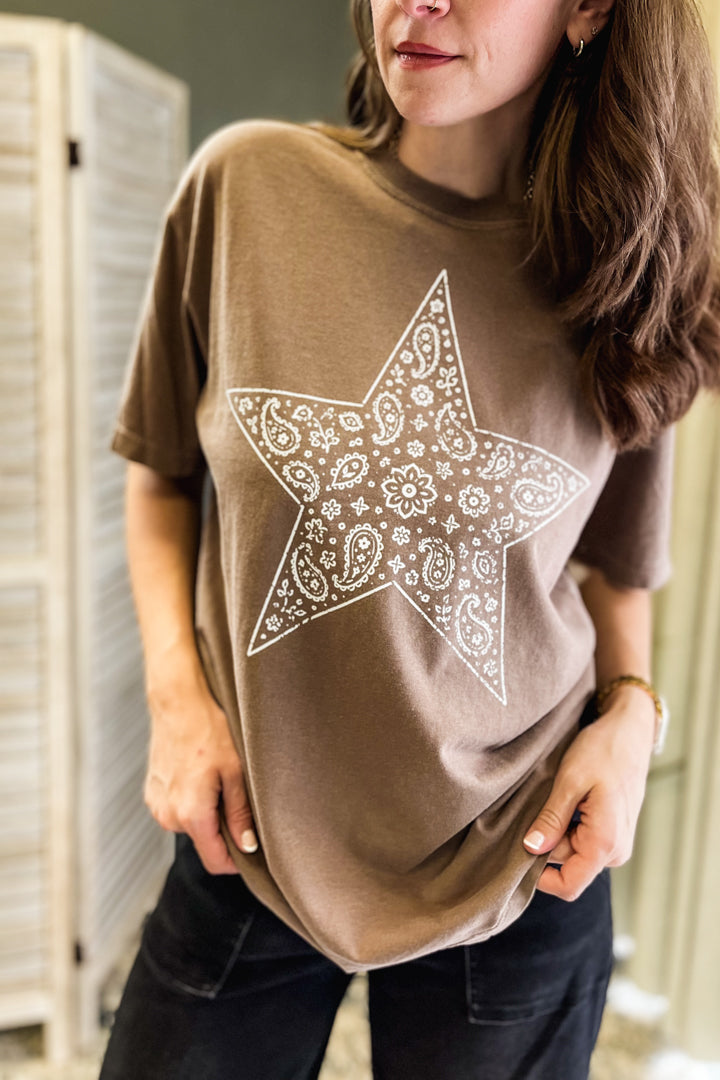 Bandana Star Graphic Tee