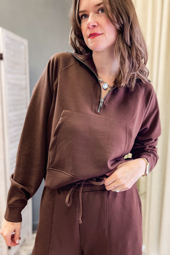 Front Pocket Half Zip