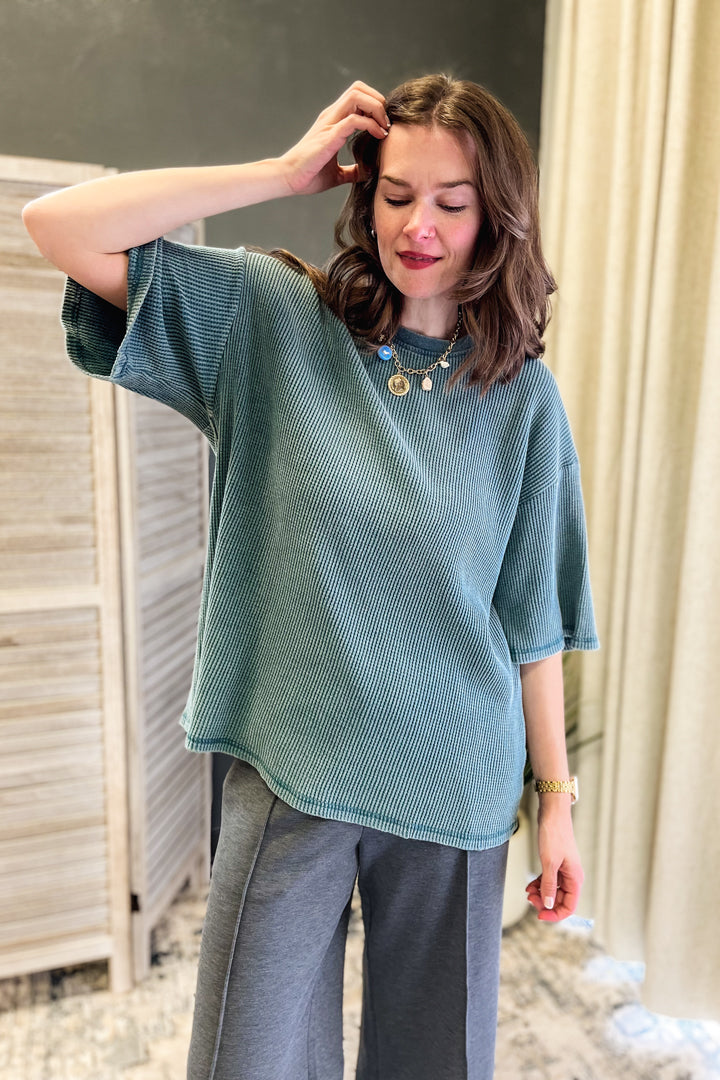 Waffle Knit Tee