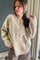 Relaxed Heathered Cardigan
