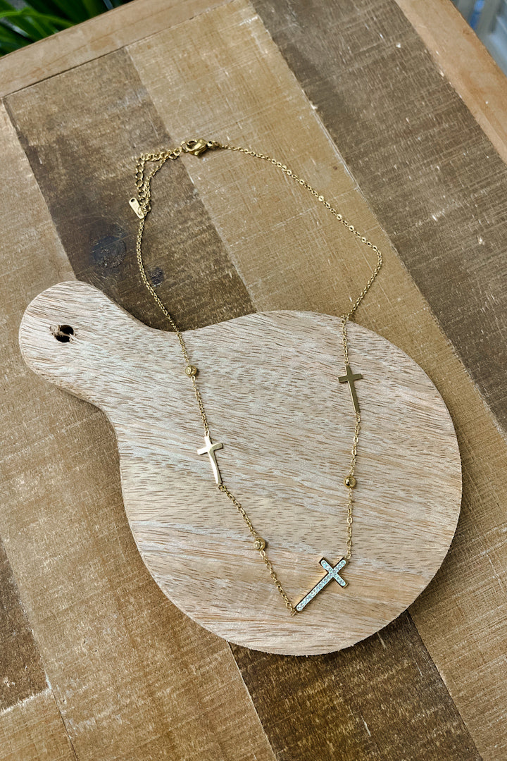 Multi Cross Necklace