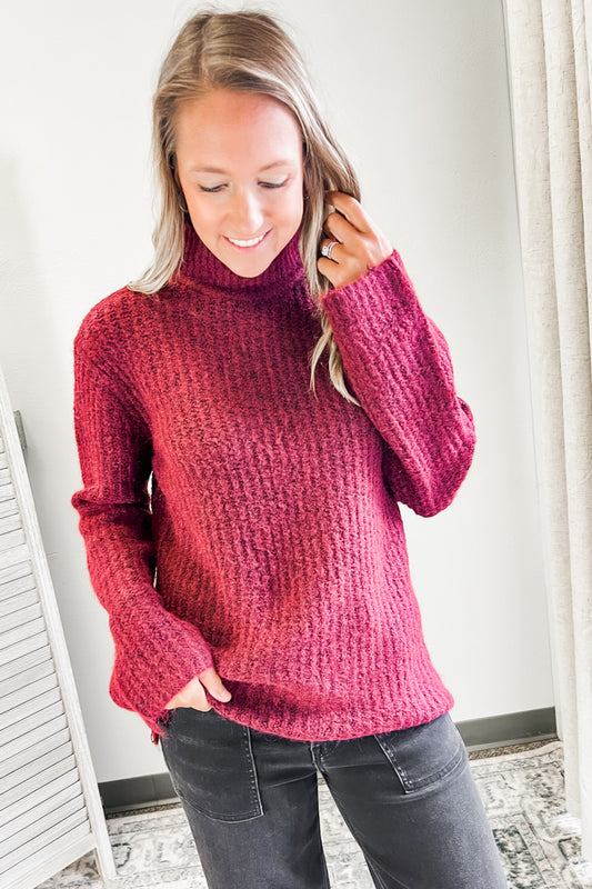 Dark Red Sweater