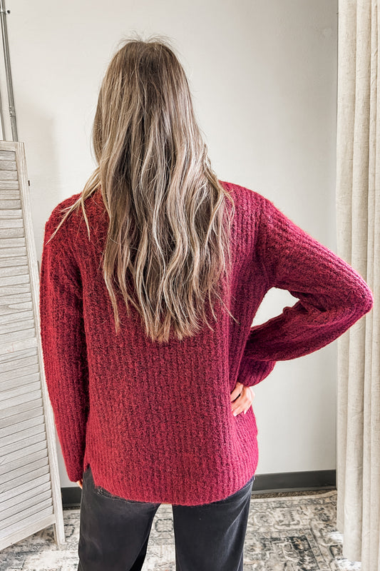 Dark Red Sweater