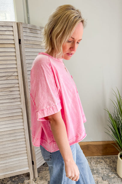Oversized Cropped Boxy Tee