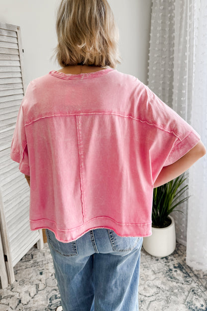 Oversized Cropped Boxy Tee
