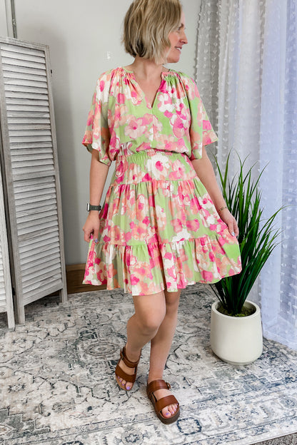 Peach Blossom Dress