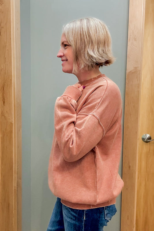 Acid Wash Sweatshirt