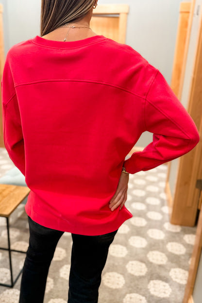 Side Slit Sweatshirt