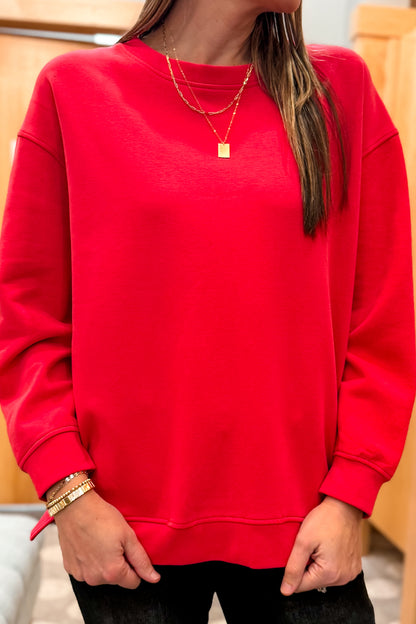 Side Slit Sweatshirt