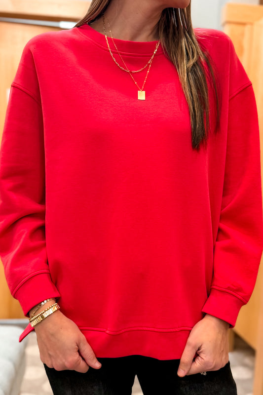 Side Slit Sweatshirt