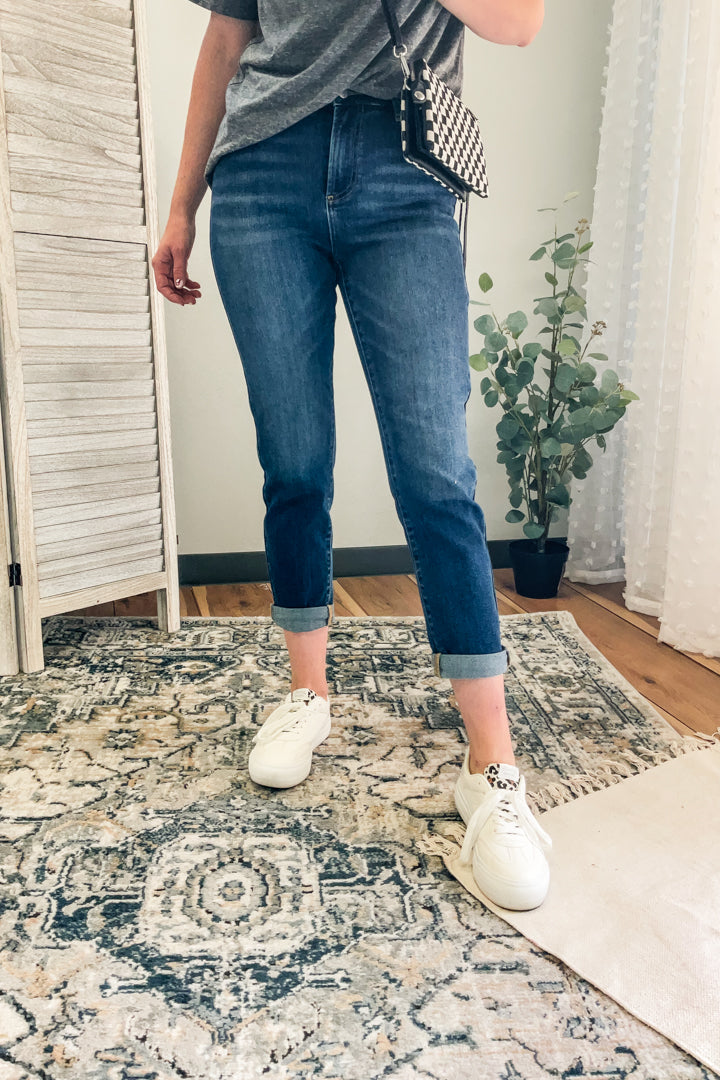 womens mid-rise skinny cuff risen jeans