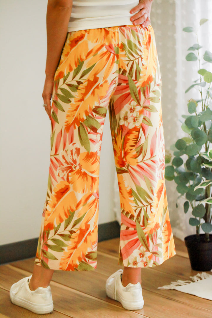 Tropical Printed Pants