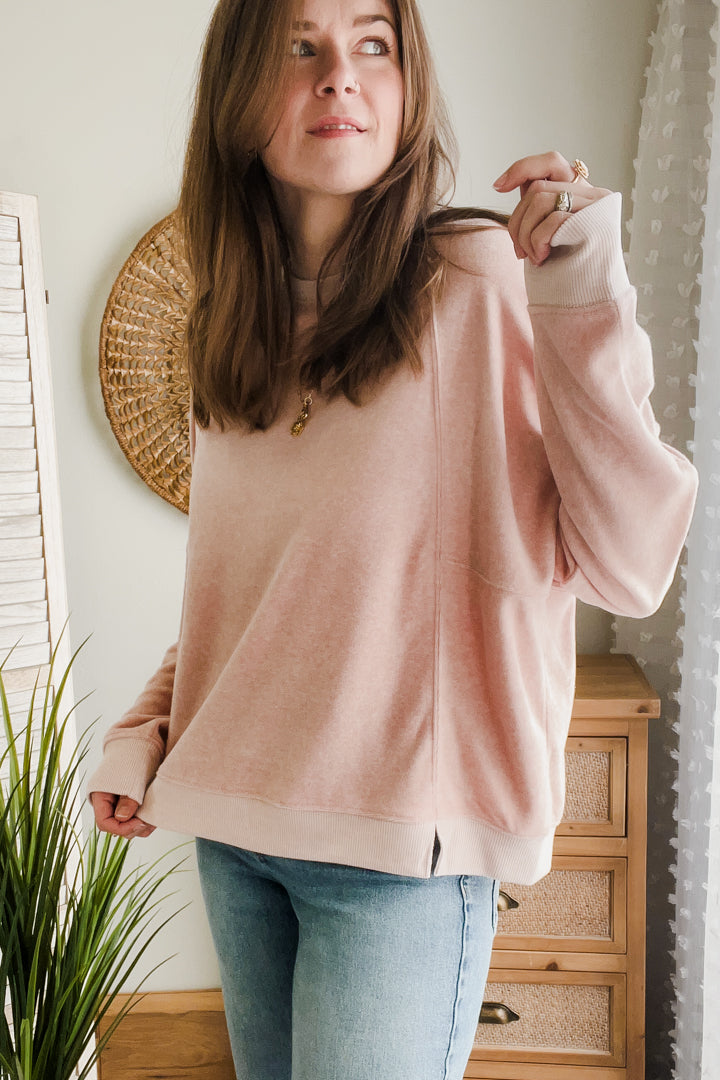 Knit Contrast Pullover