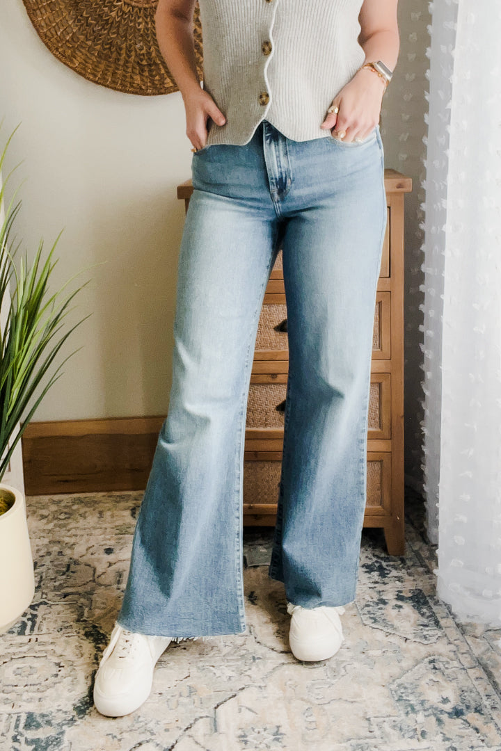 womens jag jeans high rise 70s flare denim