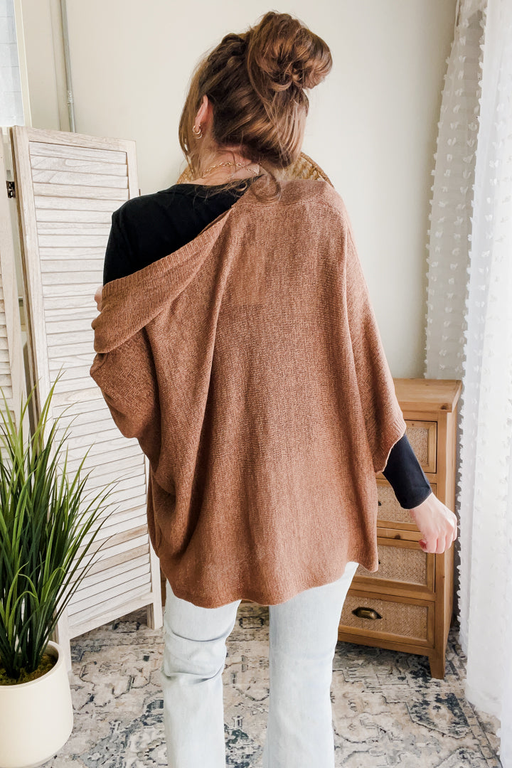 Dolman Open Cardigan