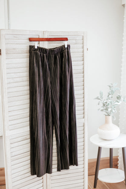 plus size womens black pleated side leg pant christmas holiday