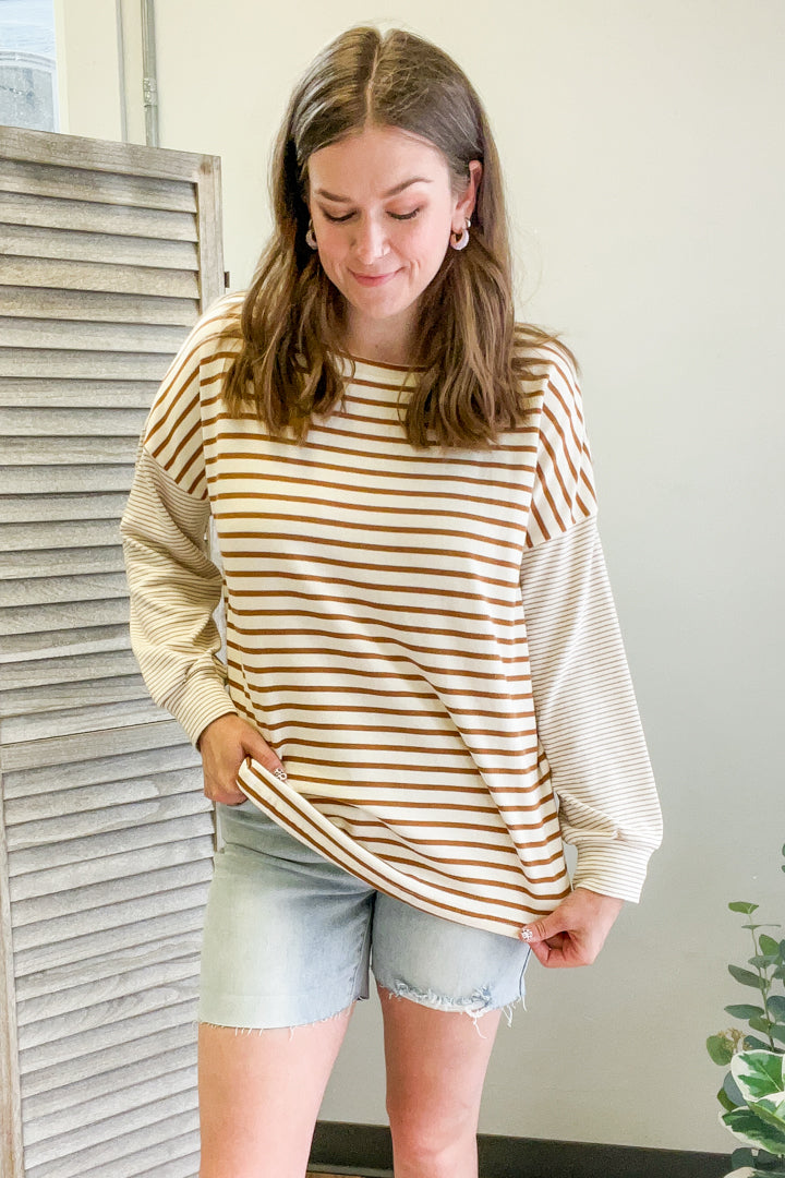 Mixed Striped Top