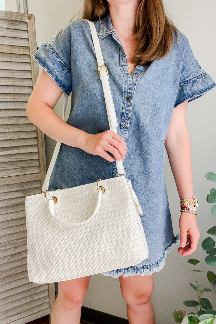 Nancy Woven Tote