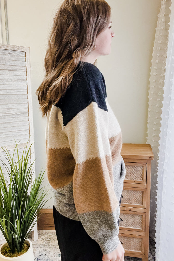 Colorblock Sweater