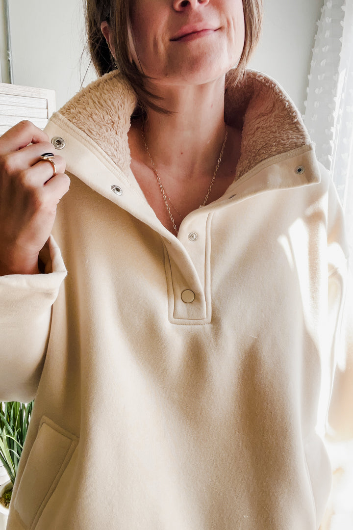 Button Front Pullover