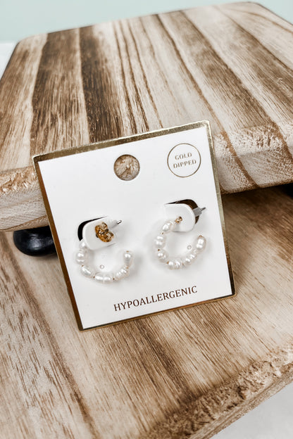 Pearl Hoops