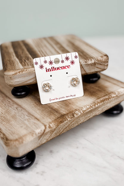 Christmas Wreath Earrings