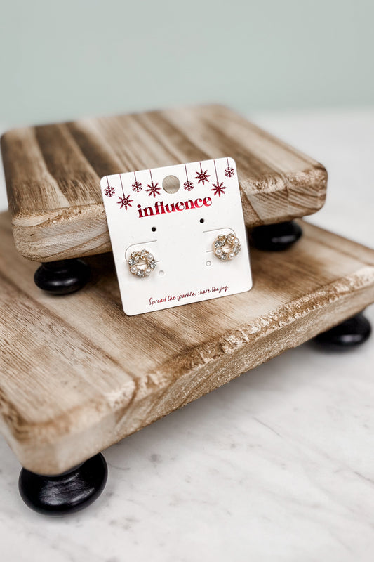 Christmas Wreath Earrings