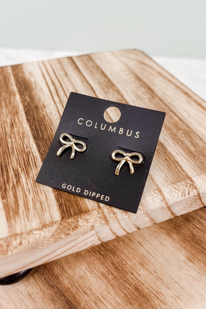 Ribbon Bow Earrings