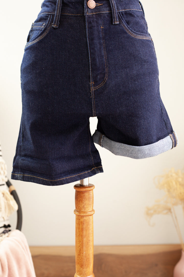 Rolled High-Rise Shorts