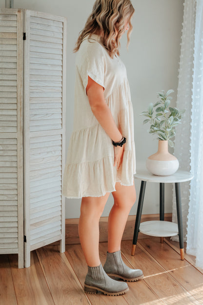 Linen Tier Dress